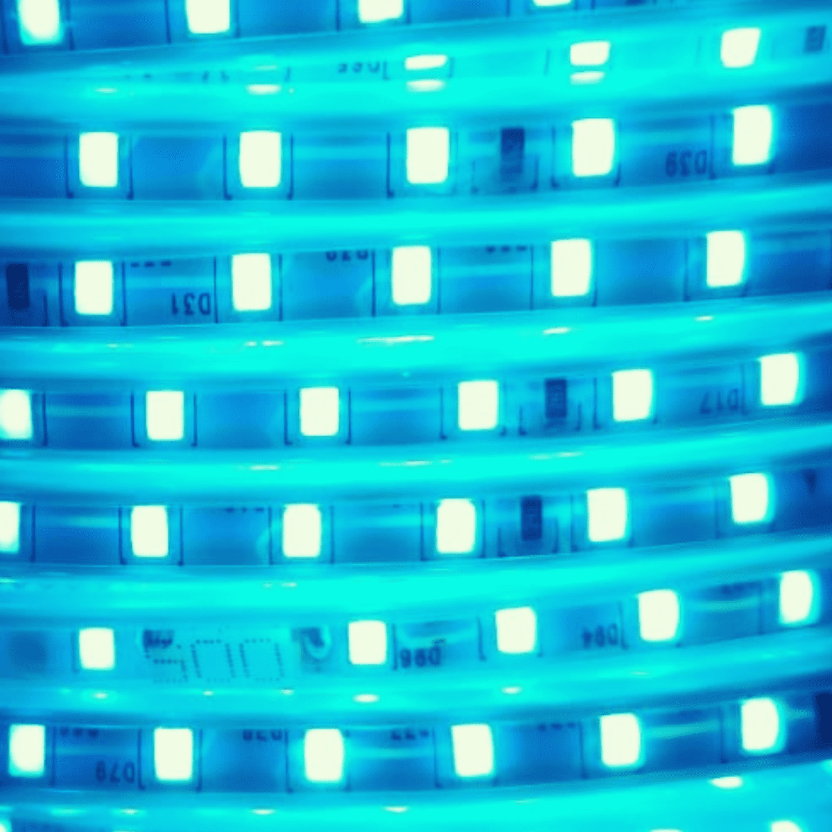 Cinta Led 220v Azul Hielo 2835 Interior Exterior Corte Cada 1 Metro - Imagen 3