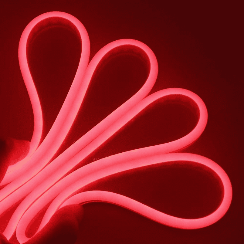 Cinta Led 220v Rojo Neon Interior Exterior Corte Cada 1 Metro - Imagen 3