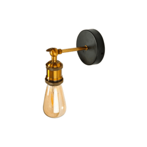 Aplique Bronce Porta Ampolleta E27 Modelo Maia