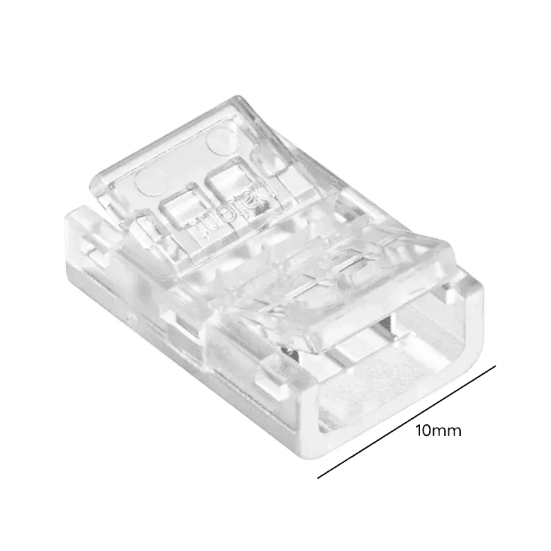 Accesorio Conector Cinta 10mm Para 12v Y 24v En Serie De Placa Paquete De 100 Und - Imagen 2