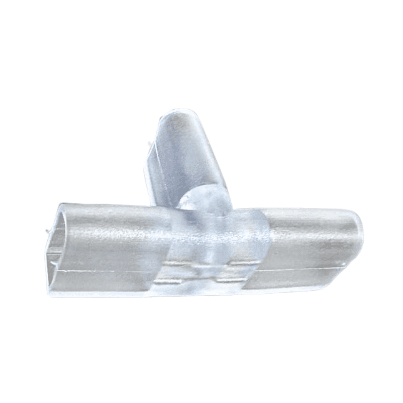 Accesorio Conector Tipo T Para Cinta Neon 12v 24v 220v Paquete De 100 Und