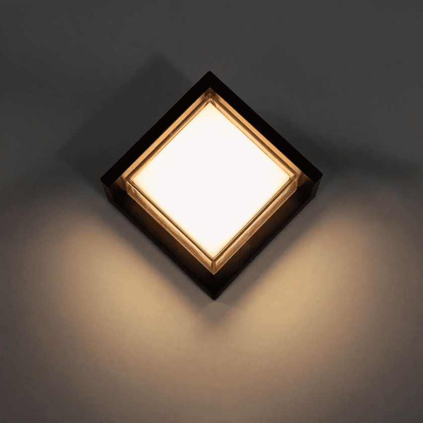 Aplique Led Plastico Cuadrado 3000k Ip 54 - Imagen 8