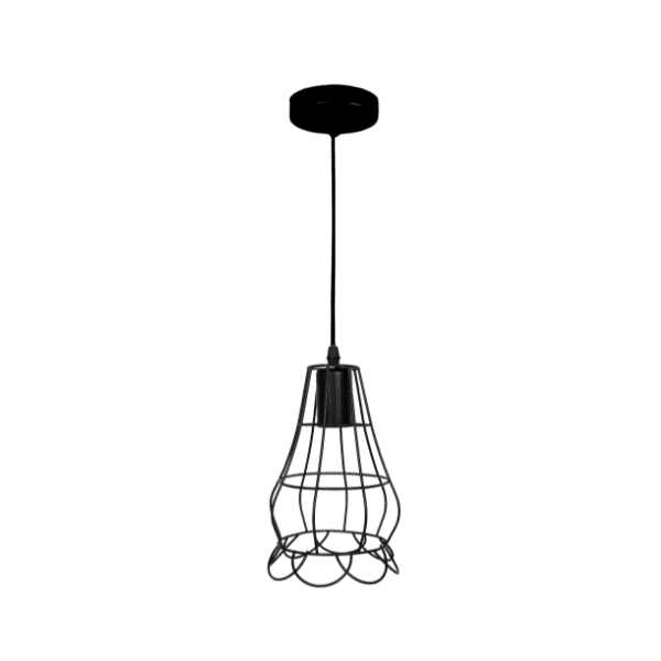 Lampara De Techo Porta Ampolleta E27 Modelo Sirius Flor