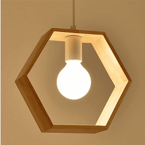 Lampara De Techo Porta Ampolleta E27 Modelo Hexa Und - Imagen 4