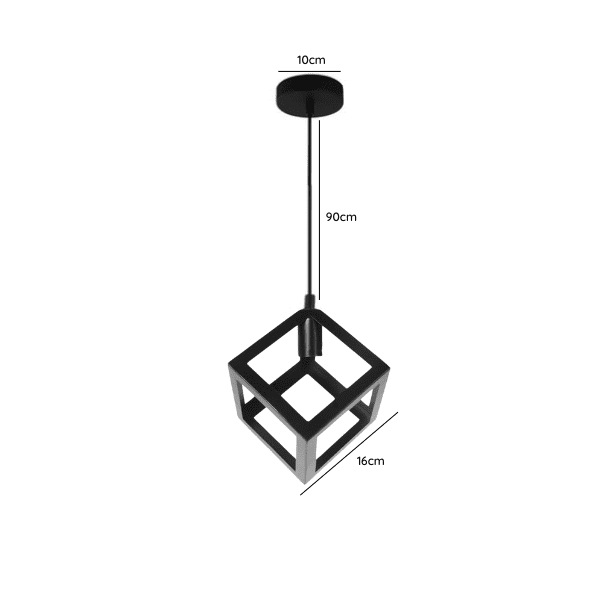 Lampara De Techo Porta Ampolleta E27 Modelo Vega Und - Imagen 2