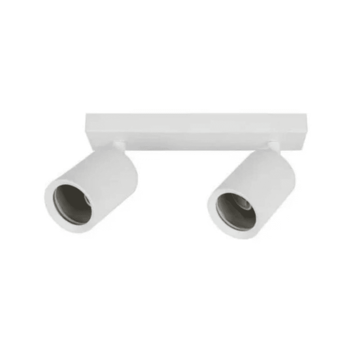 Foco Porta Gu10 Doble Blanco Sobrepuesto Led Modelo Altair Ii