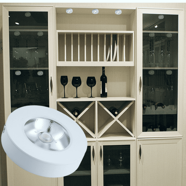 Panel Led Sobrepuesto Redondoondo Blanco 5w Frio 6000k Modelo Olaf - Imagen 4