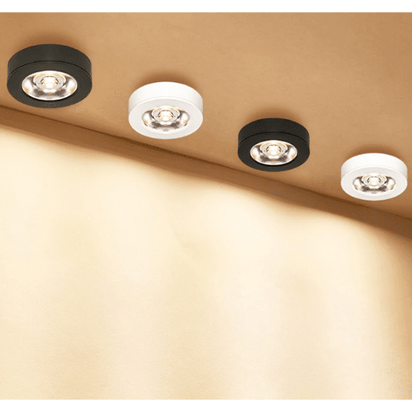 Panel Led Sobrepuesto Redondoondo Negro 5w Frio 6000k Modelo Olaf - Imagen 5