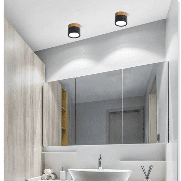 Panel Decorativo Sobrepuesto Negro Madera 6w 4000k - Imagen 4