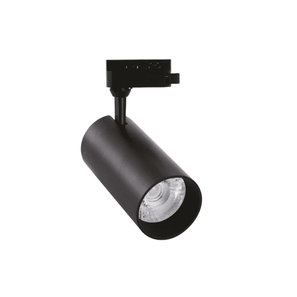 Foco Proyector Negro Led Modelo Altair A Riel Monofasico 10w 4000k