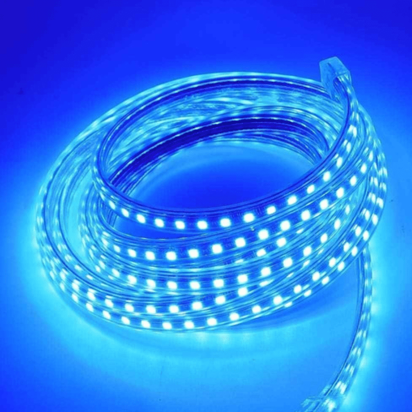 Cinta Led 220v Azul 2835 Interior Exterior Corte Cada 1 Metro