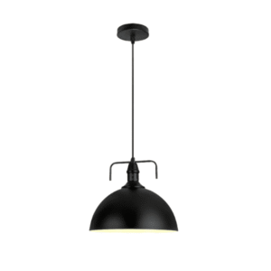 Lampara De Techo Negra Porta Ampolleta E27 Modelo Antares