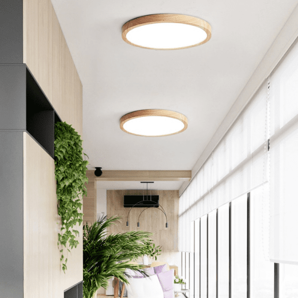 Lampara Redonda. 36w 300mm Urvi Mdf Clara 3000-4000-6000k C/Control - Imagen 2
