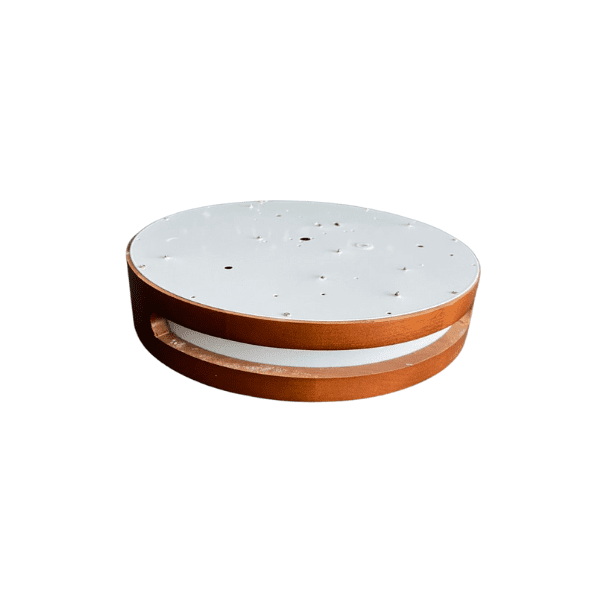 Lampara Led Moderna Con Control Redondoondoondo Sobrepuesta 36+36w 400mm Oscura Uro 3000k-4000k-6000k Modelo Urvi - Imagen 3