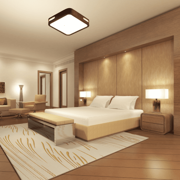Lampara Cuadrado 48w 400mm Urvi Mdf Oscura 3000-4000-6000k C/Control - Imagen 4