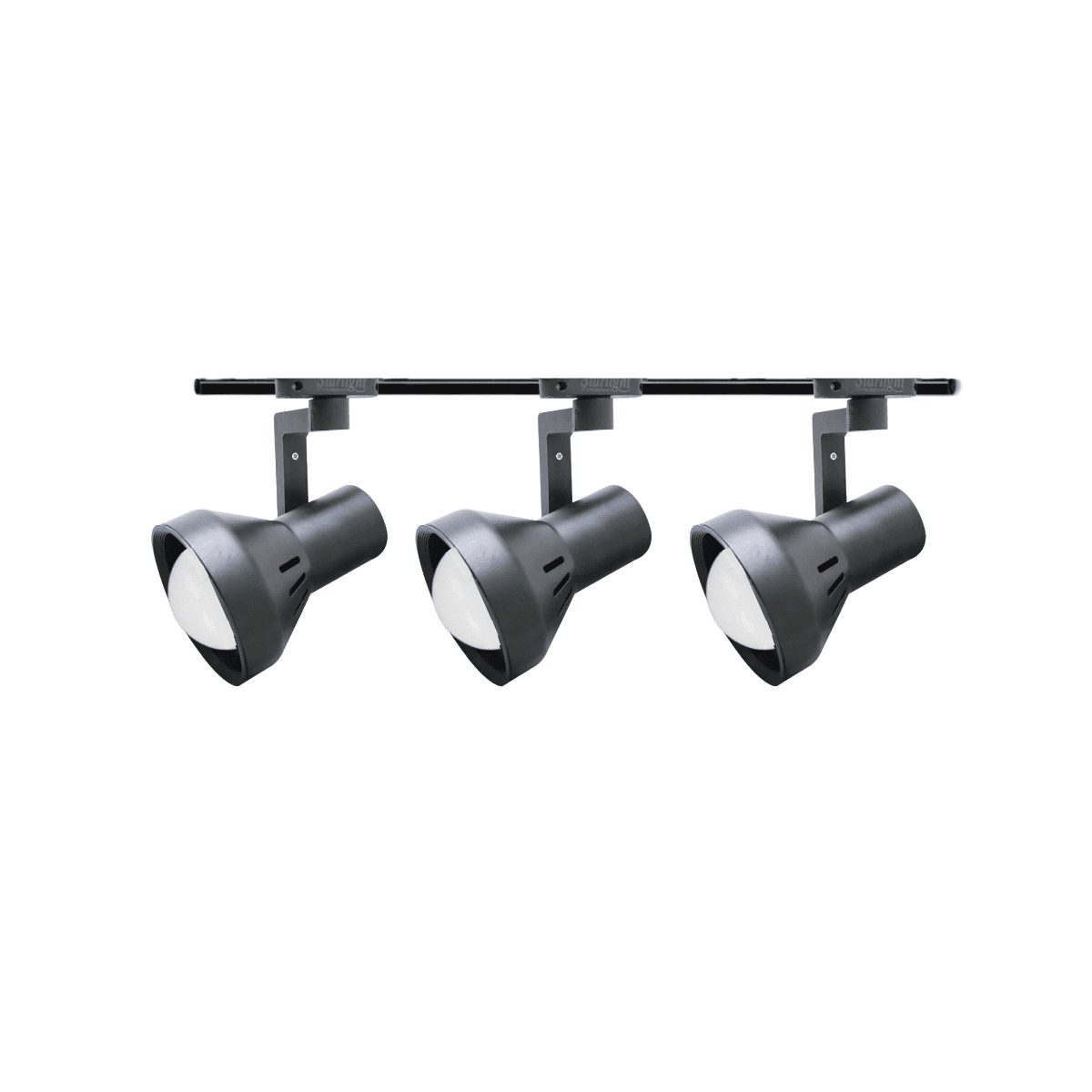 Foco Monofasico Negro Porta Ampolleta E27 Modelo Haedi - Imagen 3