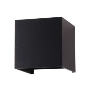 Aplique Led Doble 2x4w 3000k Negro Modelo Eos Ii