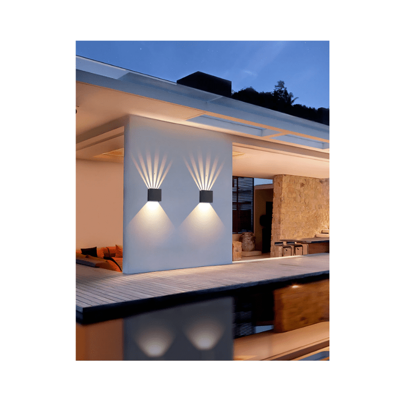 Aplique Led Doble 2x4w 3000k Negro Modelo Eos Ii - Imagen 8