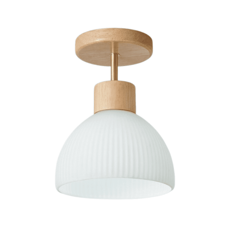 Lampara Porta Ampolleta E27 D Modelo Madera Tahti Ii
