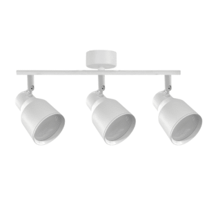 Foco Porta Gu10 Triple Blanco Sobrepuesto Led Modelo HĆades