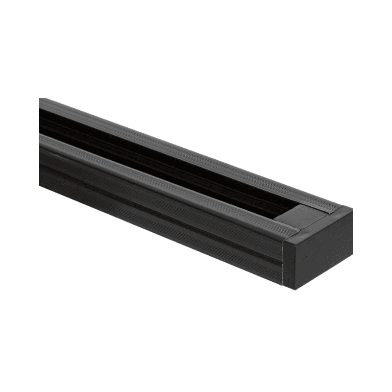 Riel Monofasico 1 Metro Negro Modelo Paladio - Imagen 3