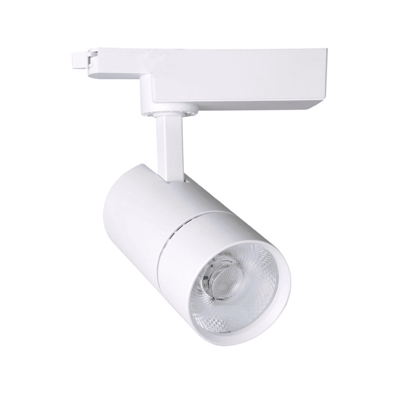 Foco Led A Riel Monofasico 10w 3000k Blanco Modelo Altair-Zeroflicker A