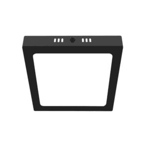 Panel Sobrepuesto Negro Pro Cuadrado 18w Neutro 4000k