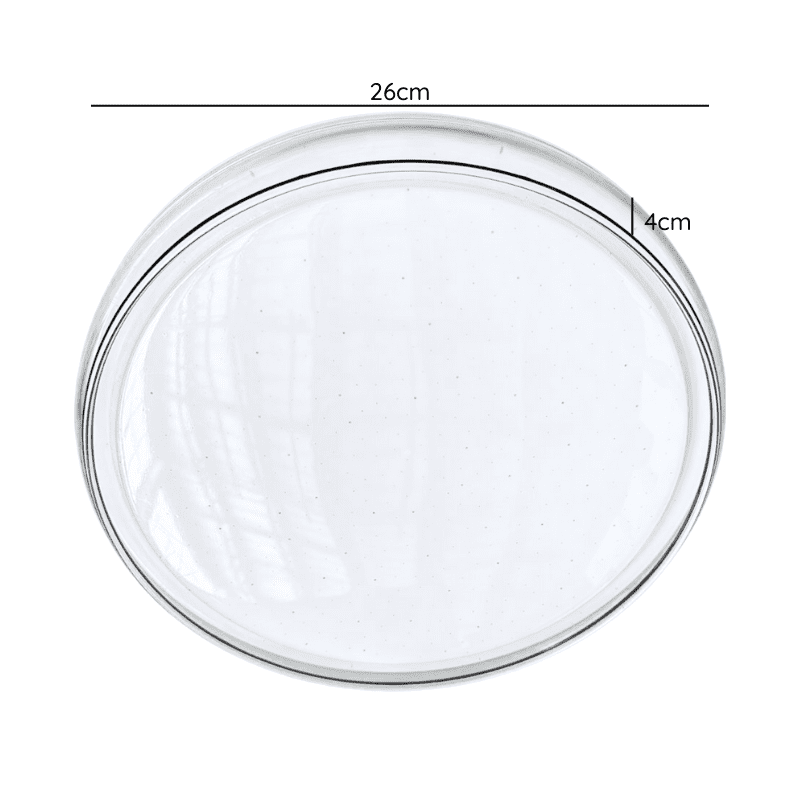 Lampara Led Sobrepuesta 24+24w Redondoonda 26cm Aspi Ii 3000k-4000k-6000k - Imagen 2