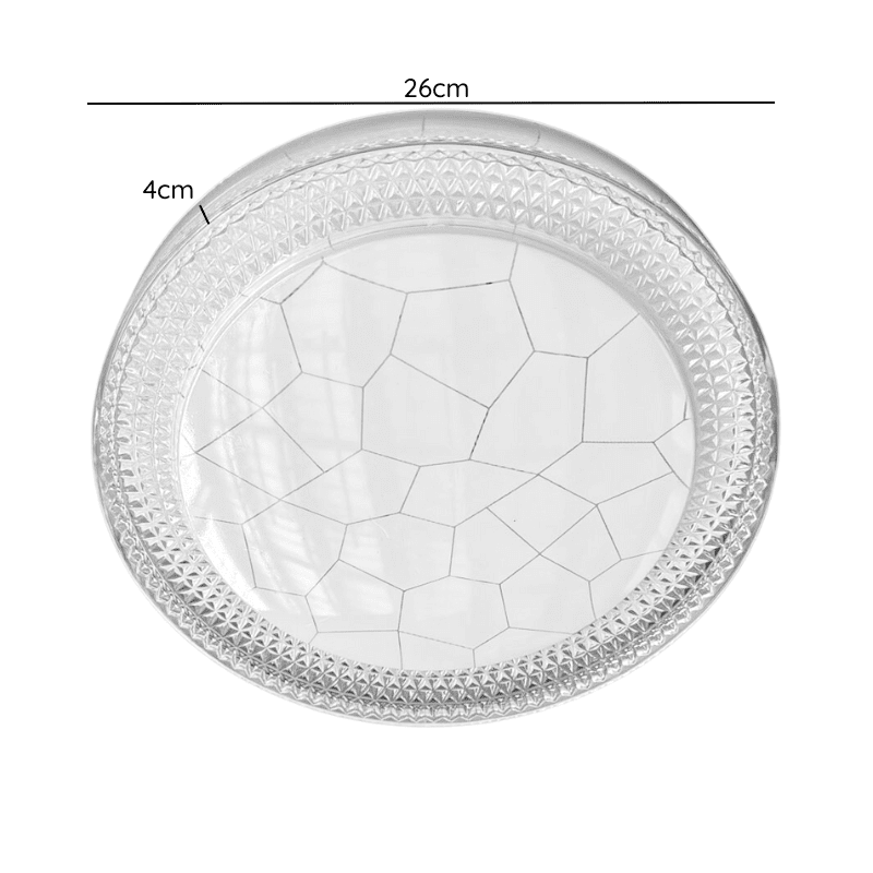 Lampara Led Sobrepuesta 24+24w Redondoonda 26cm Aspi Iii 3000k-4000k-6000k - Imagen 2