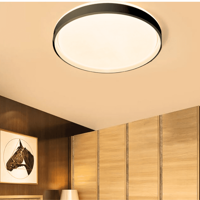 Lampara Led Sobrepuesta C/Control 48+48w Negra Taurus I 3000k-4000k-6000k - Imagen 3