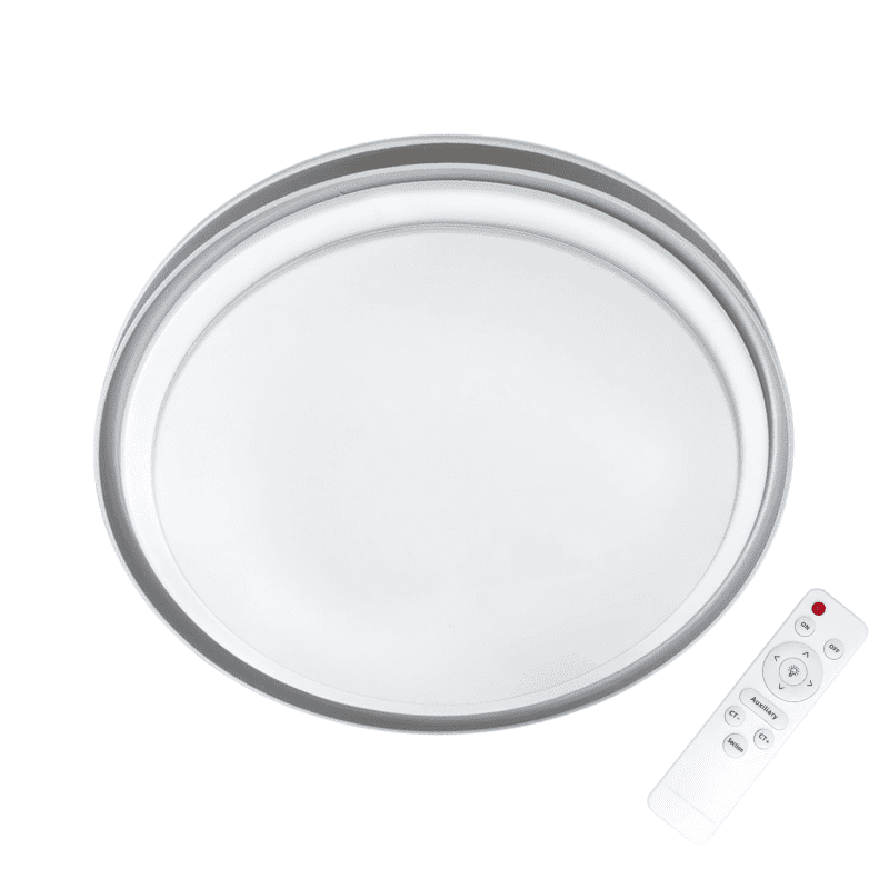 Lampara Led Sobrepuesta C/Control 48+48w Gris Taurus Iii 3000k-4000k-6000k