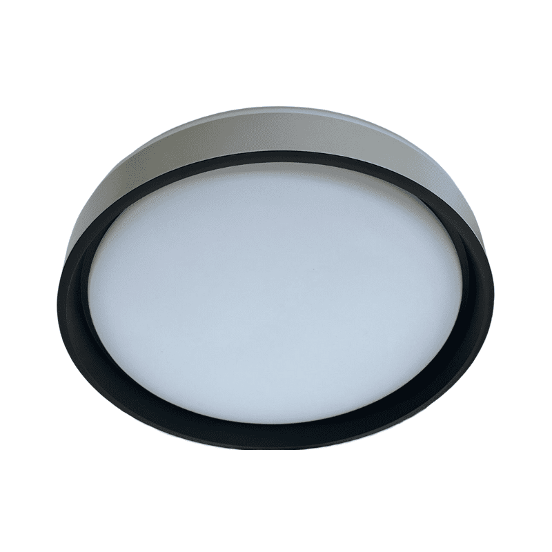 Lampara Led Sobrepuesta 42+42w Negra Aste 3000k-4000k-6000k