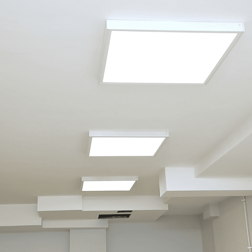 Base Blanca Plastica Para Sobreponer O Colgar Panel 603x603 - Imagen 4