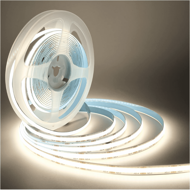 Cinta 24v Cob 10w Ip20 8mm 4000k C/Adhesivo 10mt - Imagen 3