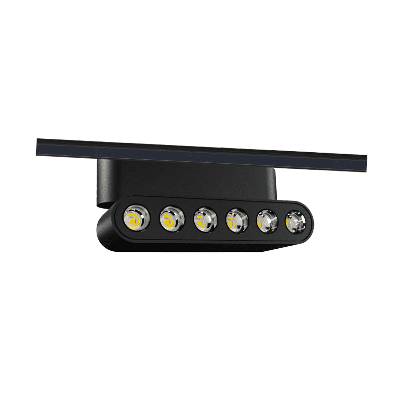 Foco Riel Magnetico 24° Cerrado Retractil 6w 48v 3000k Cygnus