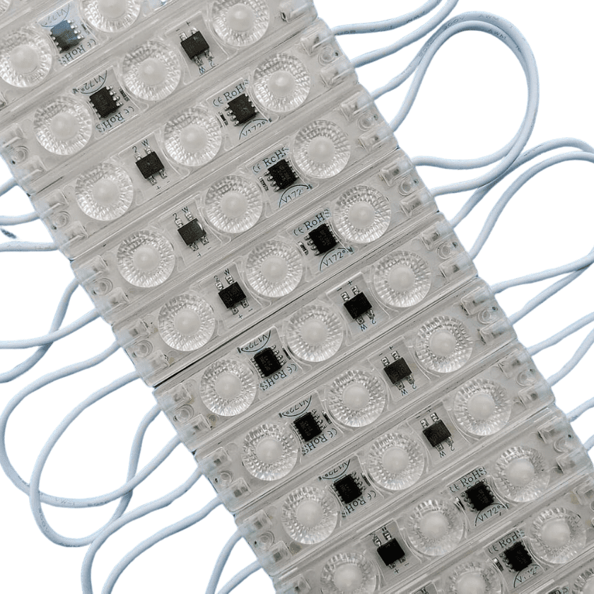 Modulo Led 220v 2w 3led Luz Fria 6500k Ip65 200pcs - Imagen 2