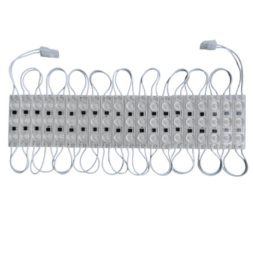 Modulo Led 220v 2w 3led Luz Fria 6500k Ip65 200pcs
