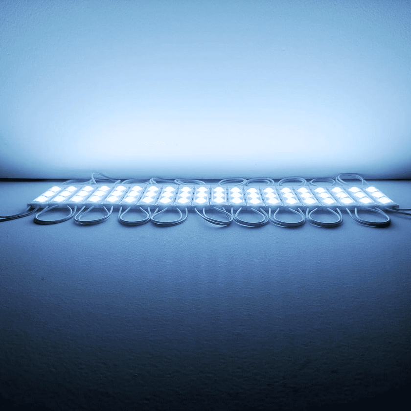 Modulo Led Dc12v 1w 3led Luz Fria 6500k Ip65 200pcs - Imagen 7