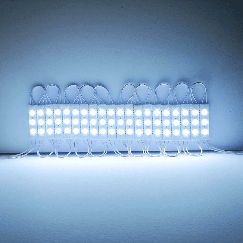 Modulo Led Dc12v 1w 3led Luz Fria 6500k Ip65 200pcs - Imagen 6