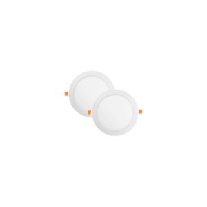 Pack 2 Panel Led Redondo 3w Frio 6500k
