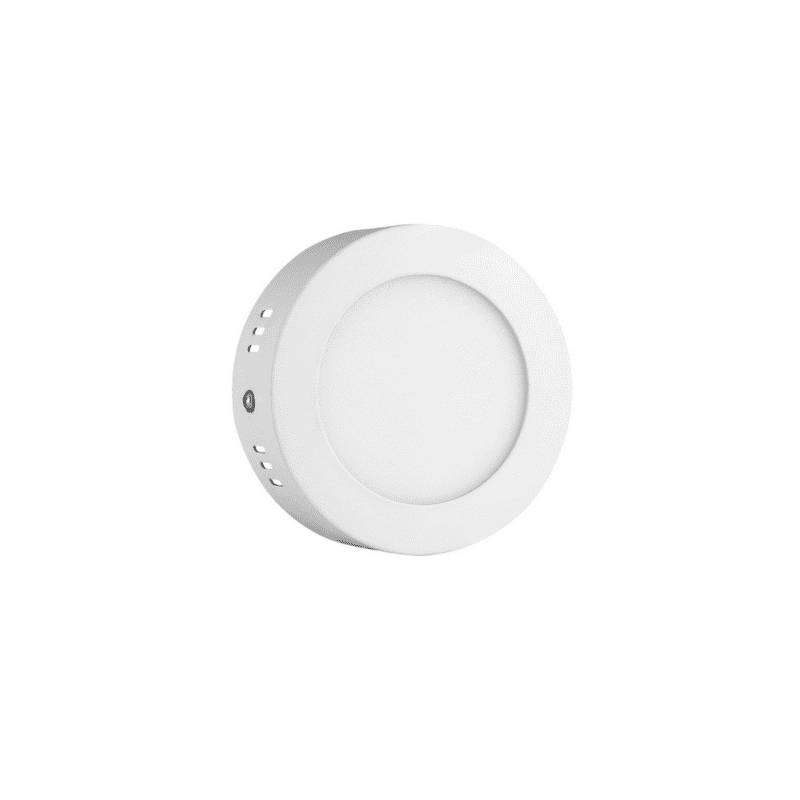Panel Sobrepuesto Redondo 6w Calido 3000k