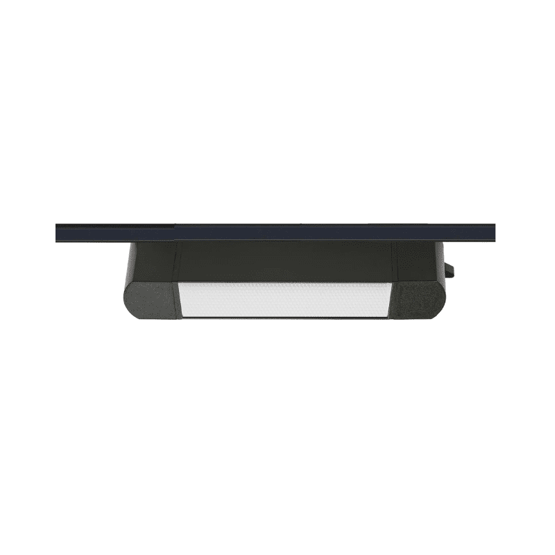 Foco Riel Monofasico Negro Empavonado Movil 10w 220v 4000k Cygnus