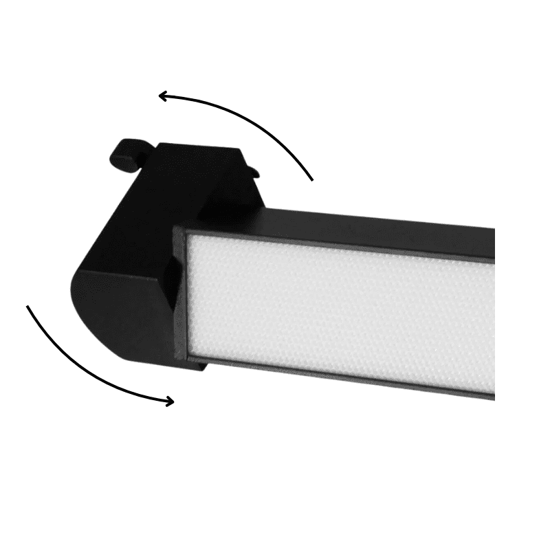 Foco Riel Monofasico Negro Empavonado Movil 30w 220v 4000k Cygnus - Imagen 6