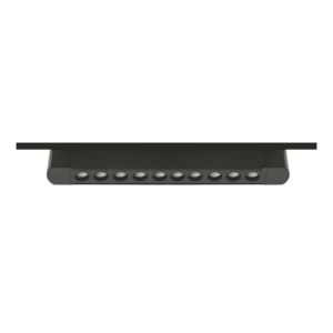 Foco Riel Monofasico Negro 24° Movil 20w 220v 3000k Cygnus