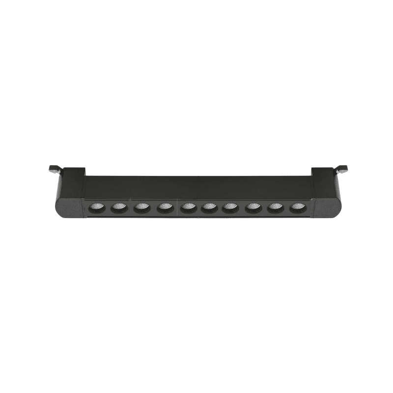 Foco Riel Monofasico Negro 24° Movil 20w 220v 4000k Cygnus - Imagen 2