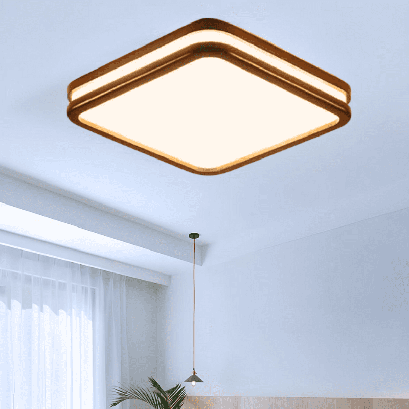 Lampara Cuad. 36w 300mm Saiph Mdf Oscura 3000-4000-6000k C/Control - Imagen 3