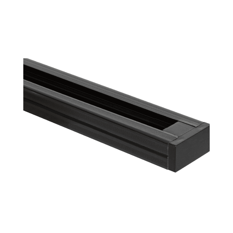 Riel Monofasico Sobrepuesto 50cm Negro Modelo Procyon