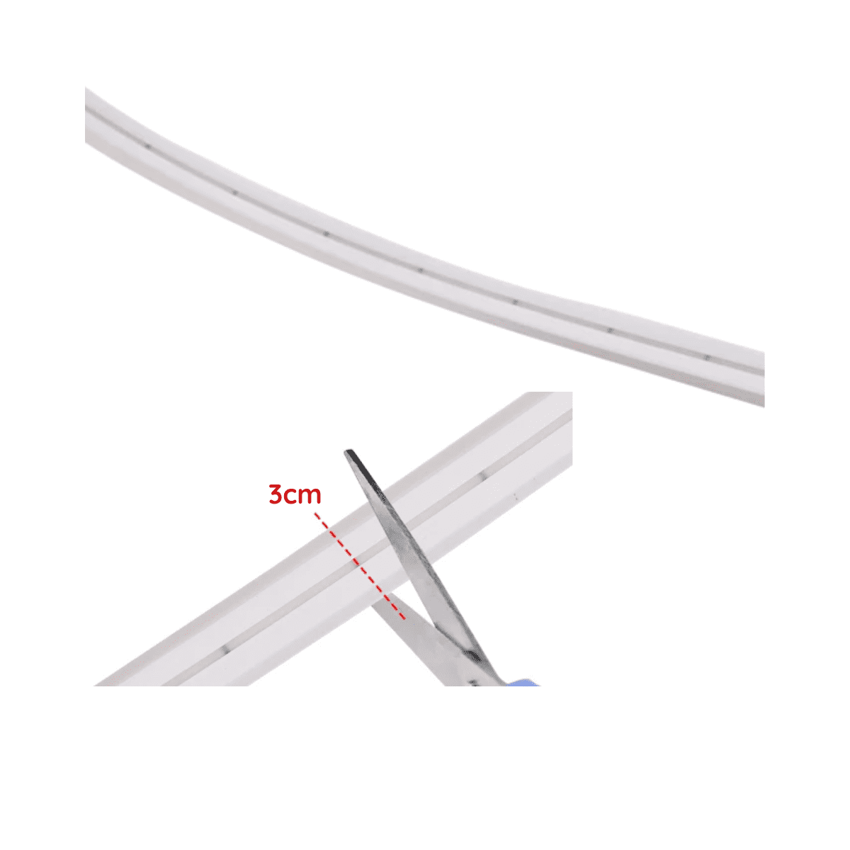 Cinta Led 12v Rosa Neon Interior Exterior 1 Metro - Imagen 5