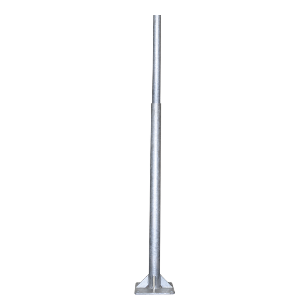 Poste tubular 7 metros galvanizado 4"