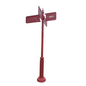 Poste Ornamental Señaletica